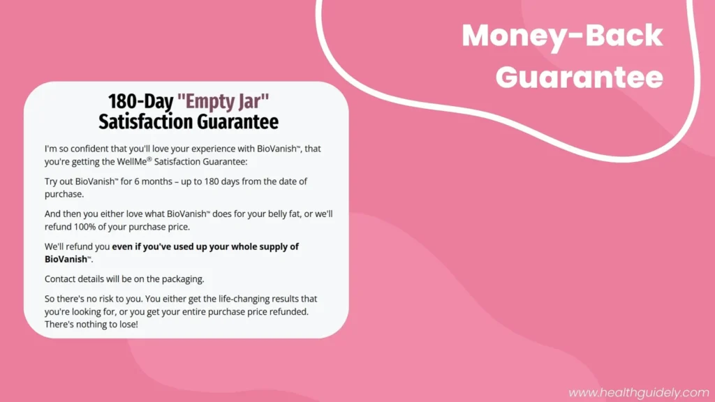 Money Back Guarantee